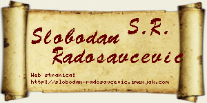 Slobodan Radosavčević vizit kartica